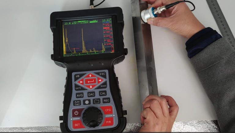 Why do we need to use couplant first when using ultrasonic flaw detector?