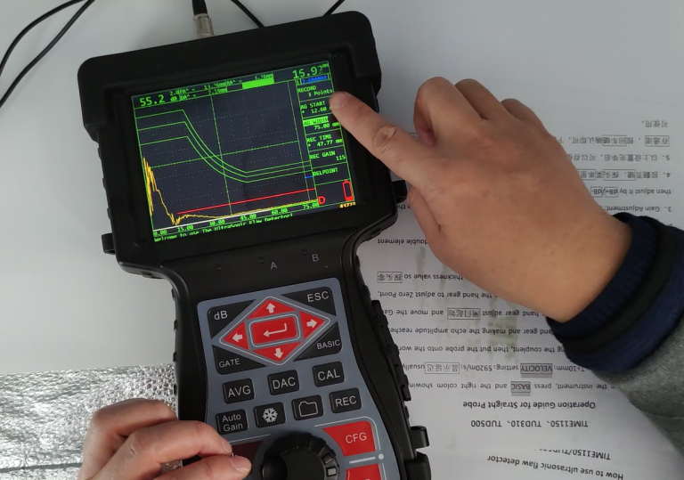 What does the gate of digital ultrasonic flaw detector mean?