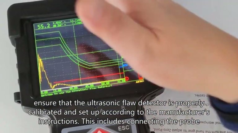 Antes de iniciar el proceso de creación de la curva DAC, asegúrese de que el detector de fallas ultrasónico.