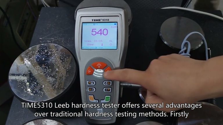 Le testeur de dureté TIME5310 Leeb offre plusieurs avantages par rapport aux méthodes d’essai de dureté traditionnelles.