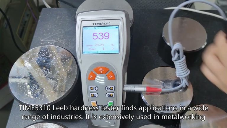 El probador de dureza Leeb TIME5310, fabricante de instrumentos END, calibración y software.