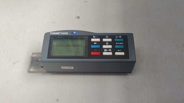 Comment utiliser le rugosimètre TIME3200, le fabricant vous l’explique !