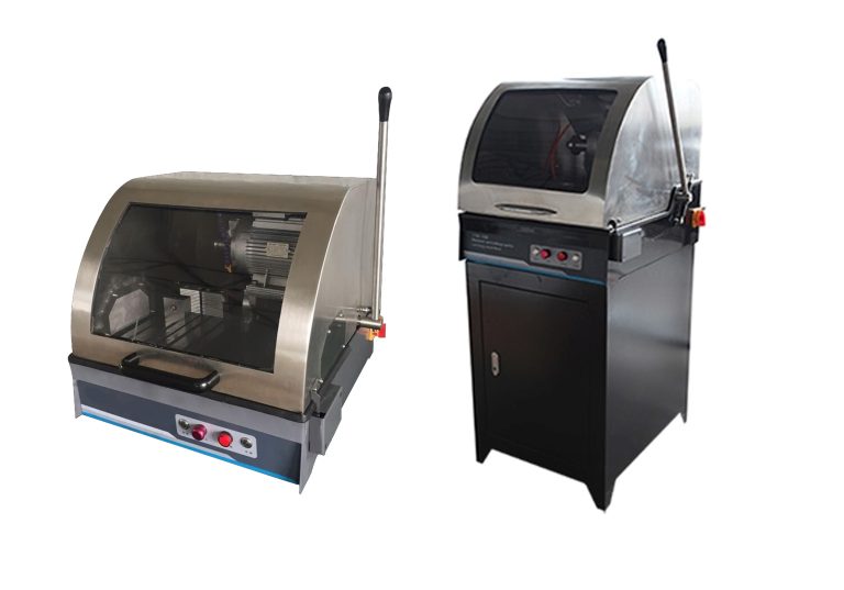Pemasangan dan pemeliharaan harian mesin pemotong metalografi.